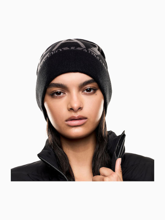 Beanie Unisex Căciulă Tricotată în Culoare Neagră
