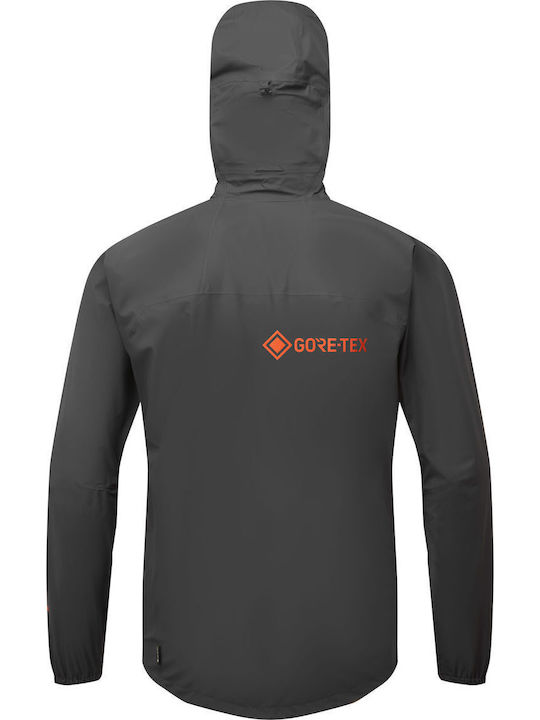 Winter Hardshell Waterproof and Windproof Jacket Grey Red