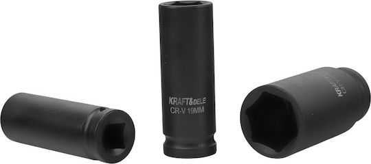 Kraft & Dele Prize Pneumatice Lungi cu Gazdă Cadru 1/2" Set 35 Bucăți