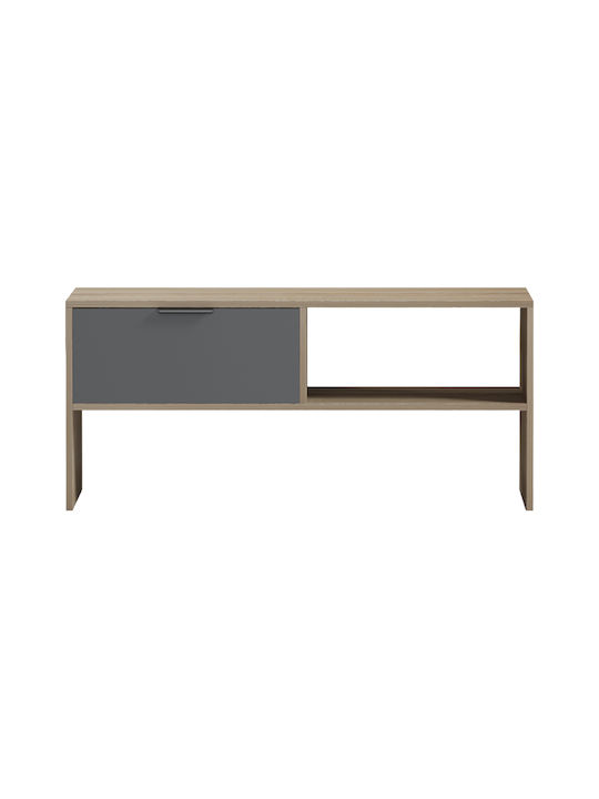 Rectangular Central Coffee Table Felina Wooden Anthracite L100xW50xH45cm