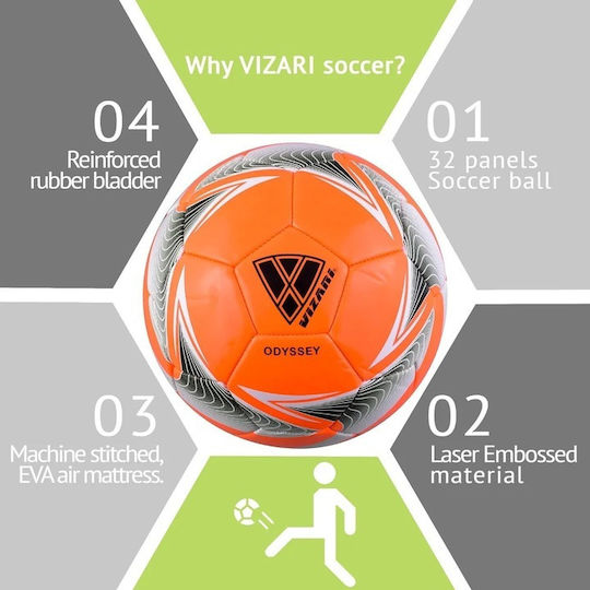 Vizari Minge De Fotbal Pentru Copii Portocalie