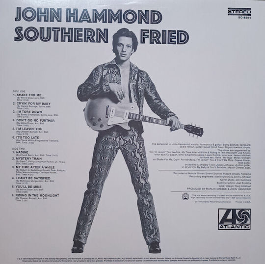 John Hammond* Southern Fried Vinyl
