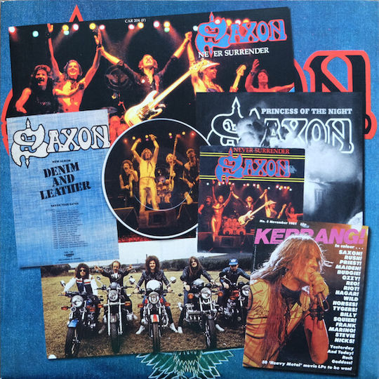 Saxon Denim Leather Vinyl