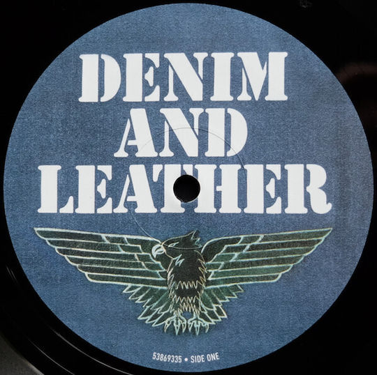Saxon Denim Leather Vinyl