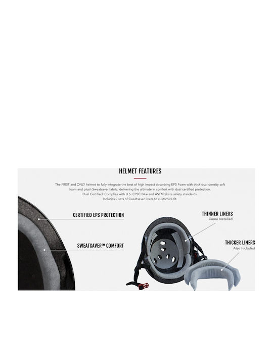 Triple Eight Kids' Helmet For Scooter Black