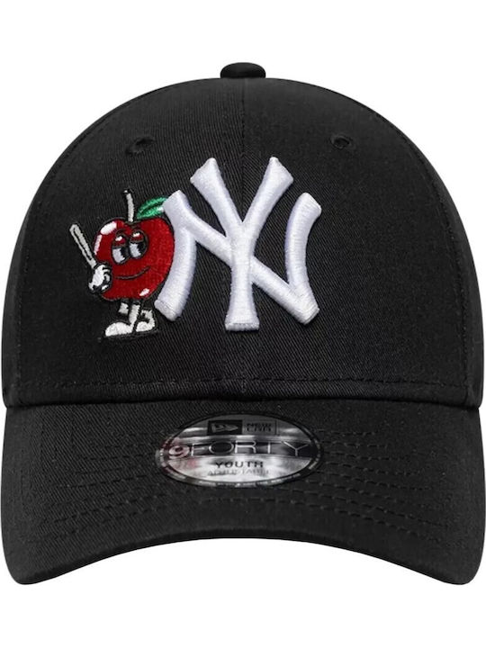 New Era Kids' Fabric Hat La Dodgers Mlb Black
