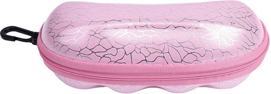 Pink Glasses Case Zipper Pouch Carabiner Etc-96b