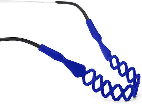 Stylion Braided Glasses Strap Navy Blue