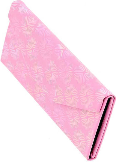 Foldable Triangular Glasses Case Et-133c Light Pink