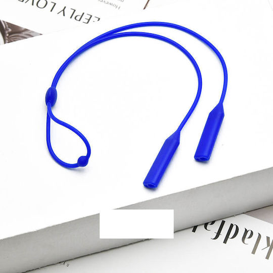 Silicone Verstellbares Brillenband Marineblau