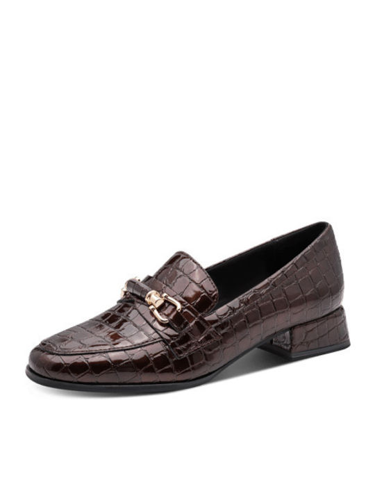Women's Moccasins in Tabac Brown Colour