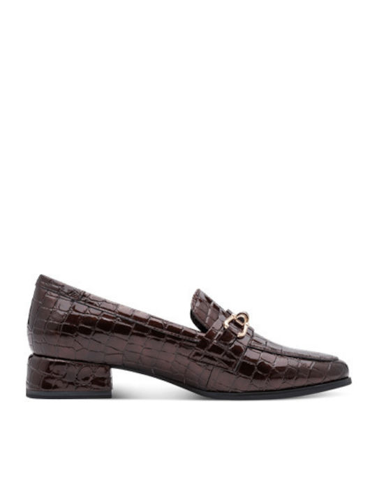 Women's Moccasins in Tabac Brown Colour