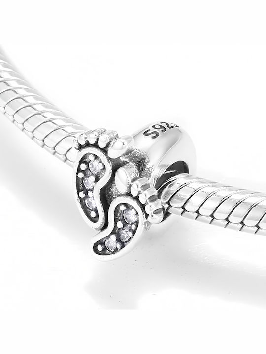 Pandora Charms Pendant Stopper Feet Silver 925 Charms Trusky