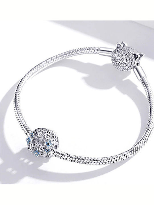 Pandora Висящи Талисмани Цветя Камък Висулка Талисмани 925 Сребро