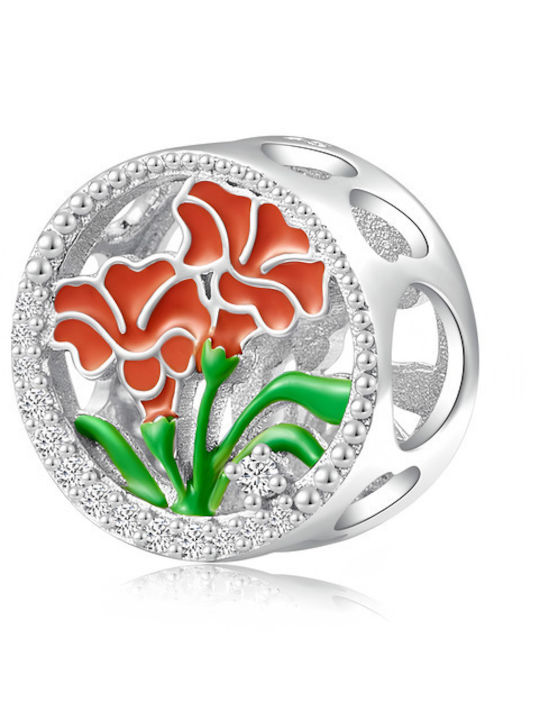 Висящи Талисмани Pandora Карамфили Май Сребро 925 Charms Trusky