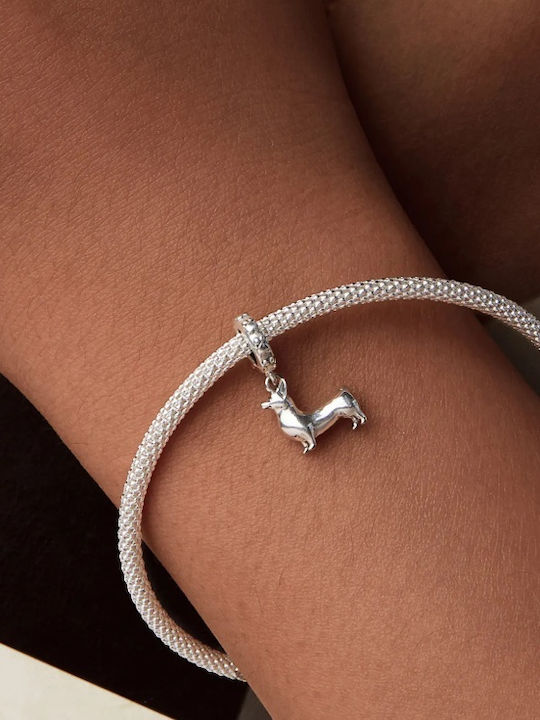 Pandora Hängende Charms Anhänger Corgi Hund Silber 925 Charms Trusky