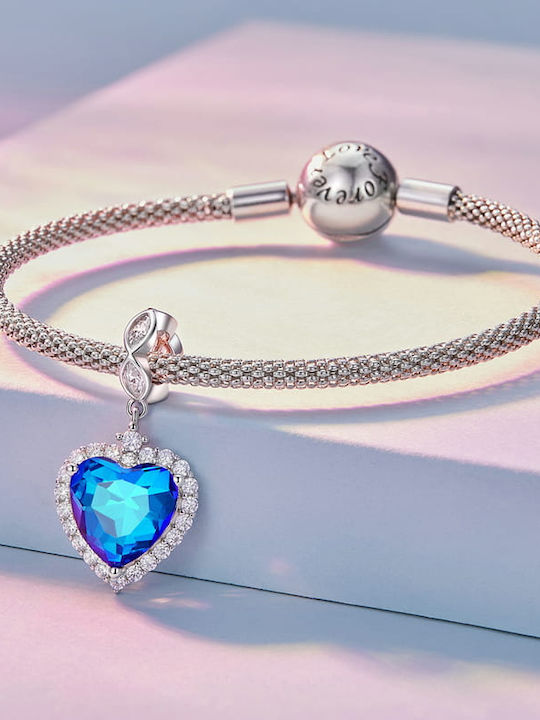 Pandora Charms Ocean Heart Pendant Charms Silver 925