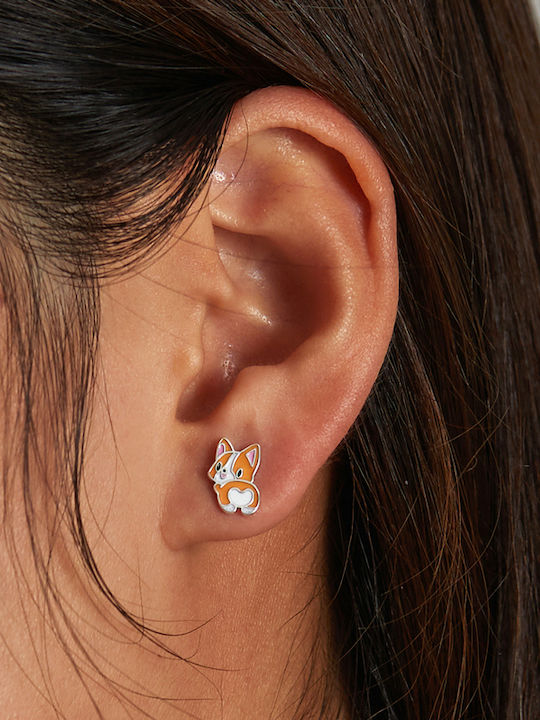 Silver Earrings Earrings Girls Puppy Silver 925 Earrings Trusky Silver Earrings Earrings Girls Puppy Silver 925 Earrings Trusky