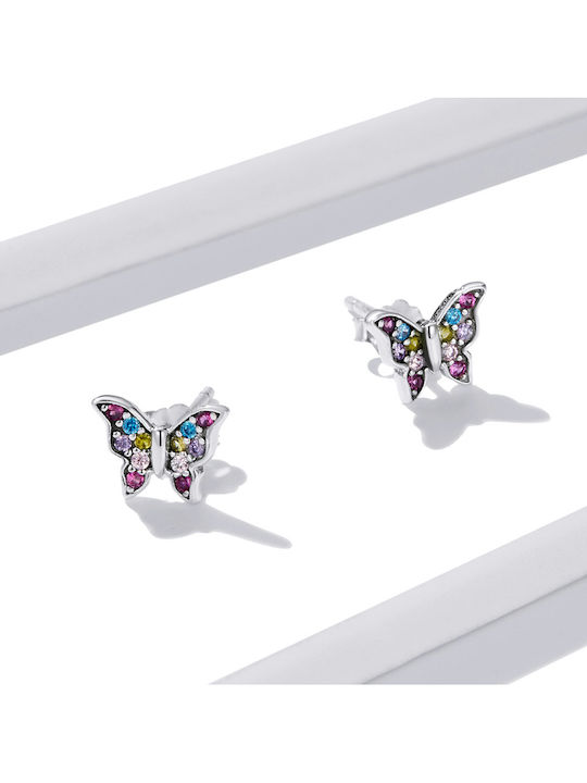 Silver Earrings Butterfly Earrings 925 Silver