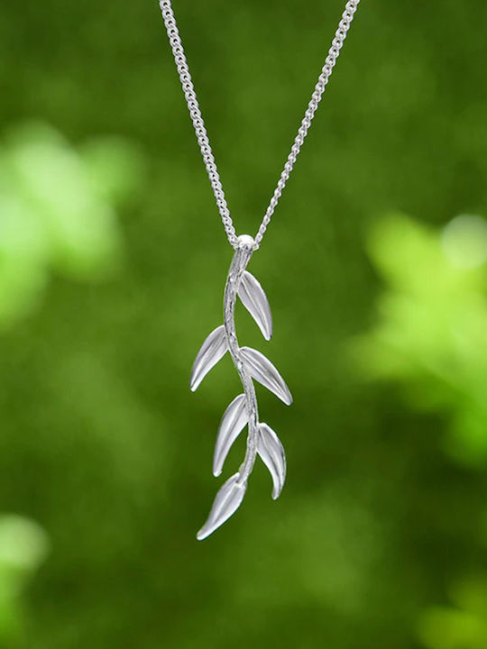 Silver Necklace Chain Branch Silver S925