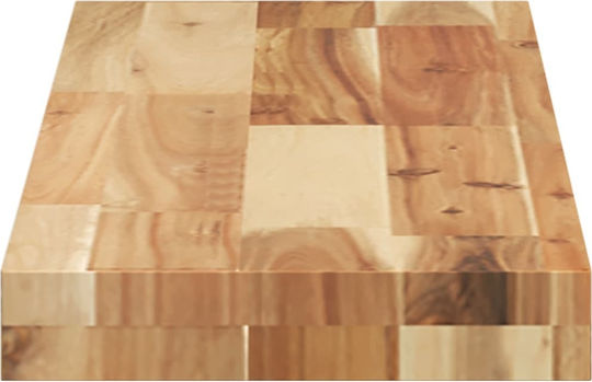 Acacia Wall Shelves 3 Pieces 80x20x4 cm