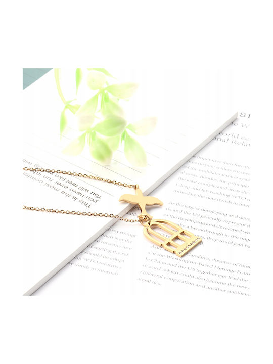 Gold Halskette Kette Edelstahl Kostenlos Vogel
