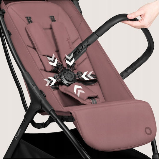 Lionelo Agia Καρότσι Μωρού Kατάλληλο από 6+ Mηνών Pink Mauve 7.3kg