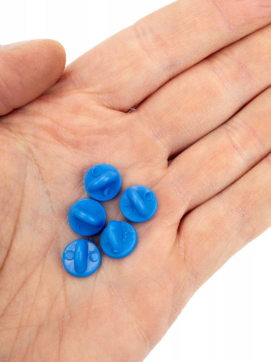 Pinets Blaue Gummipin-Klammer 5 Stück