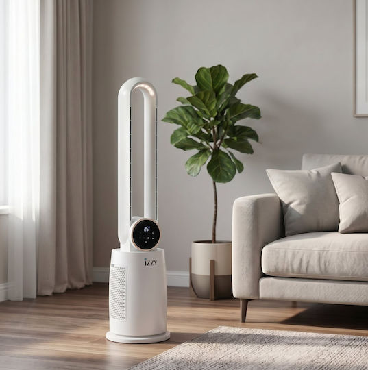 Izzy IZ-9046 Bladeless Fan 60W With Remote Control Copper