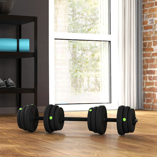 Adjustable Dumbbell Set with Bar 25kg