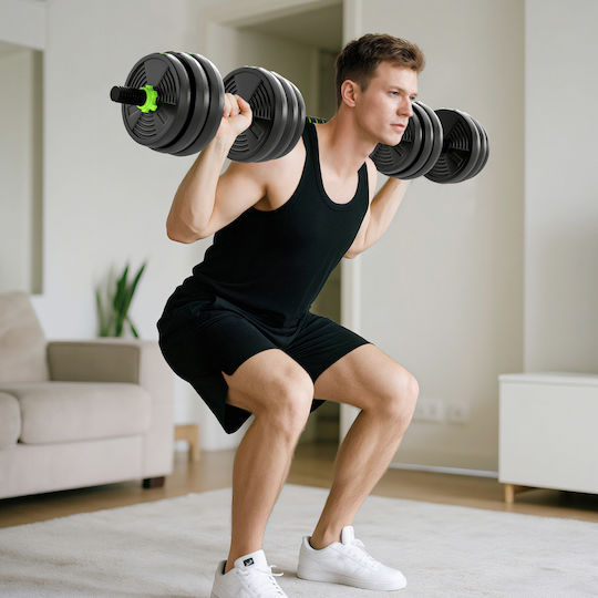 Sportnow Dumbbell Set with Bar 20kg