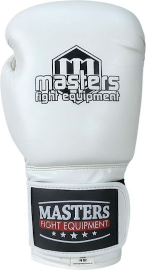 Sport Masters Rpu Boxhandschuhe für Wettkampfhandschuhe Weiß