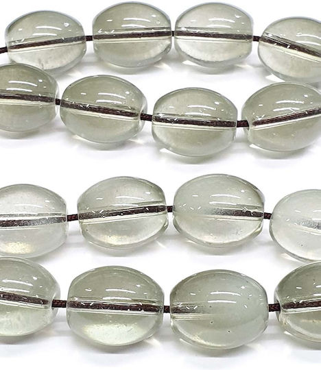 Roloi Komboloi Worry Beads with 17 Beads Length 33cm Transparent