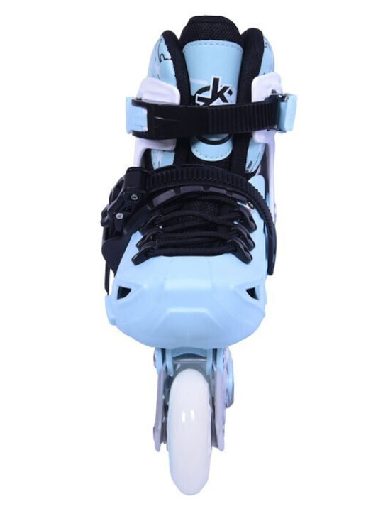 Athlopaidia Inline Einstellbare Rollers Grüne Kinderroller