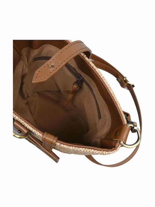 Straw Women's Shoulder Bag Beige
