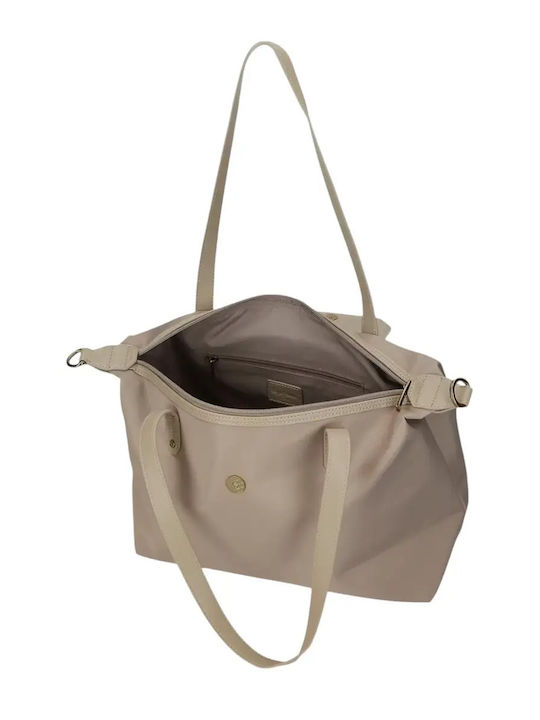 Leire Set Fabric Women's Tote Handbag Beige