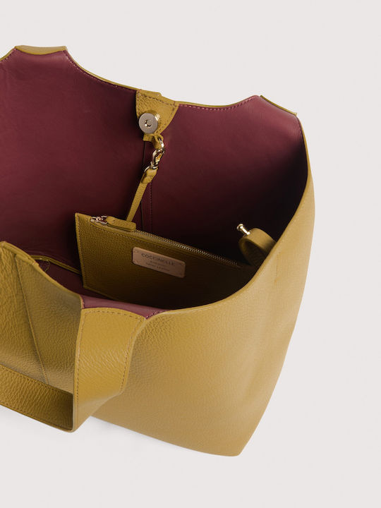 Leather Women's Tote Handbag Green