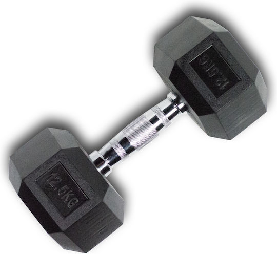 MDS 026 Βαράκι Εξάγωνο Λαστιχένιο 1 x 12.5kg