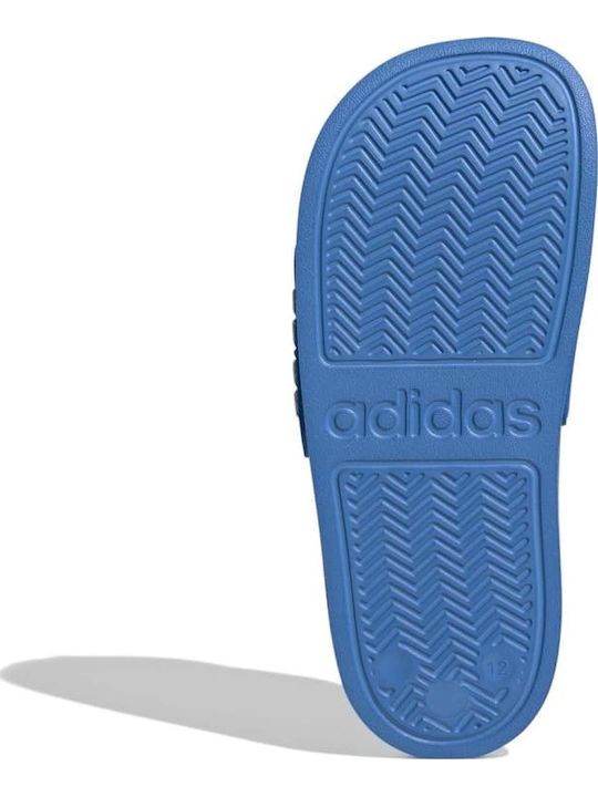 Kids' Flip Flops Slides Blue Adilette Shower