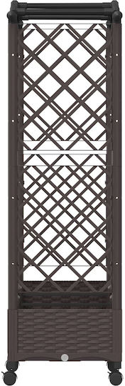 vidaXL Kunststoff Blumenkasten Braune 169x40x129cm
