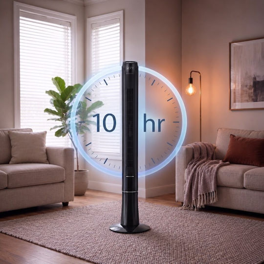 Izzy IZ-9035 Tower Fan 70W With Remote Control Black