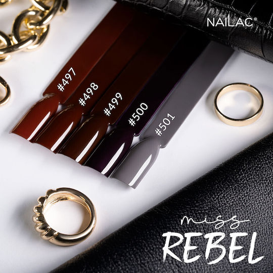 NaiLac Lac de Unghii Burgundy #498 7ml