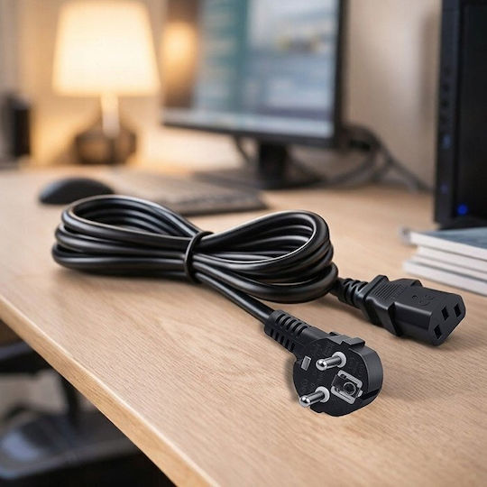 Qoltec Qoltec Schuko - IEC C13 Netzkabel 1.8m Schwarz