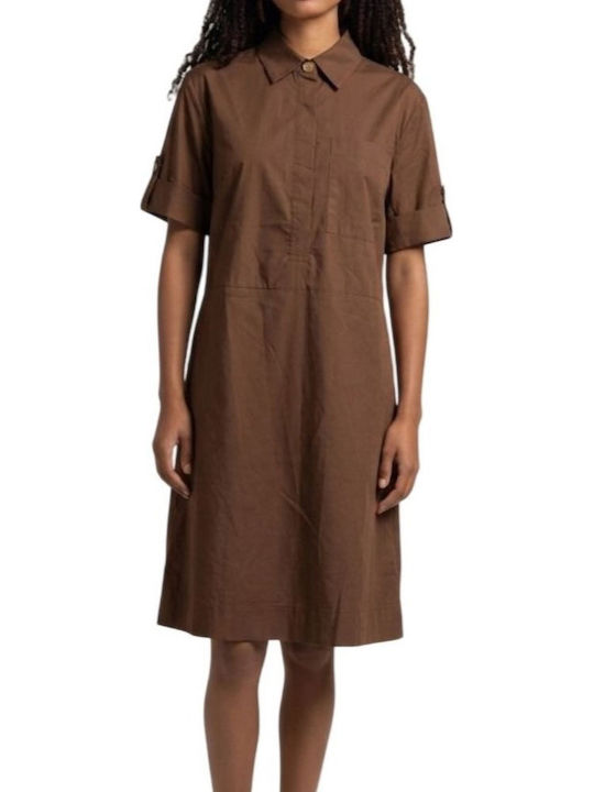 Summer Shirt Dress Cacao