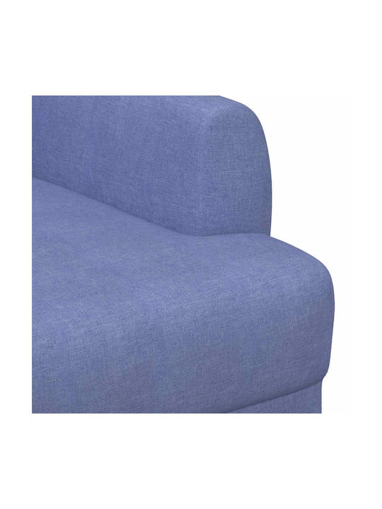Ecksofa Blau Jeans 116x67x80cm