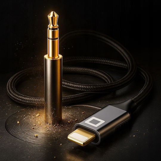 Co2 Blitzkabel Iphone X 14 13 Lightning Zu Mini Jack Adapter 1m