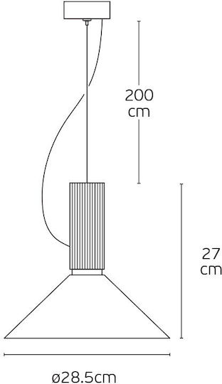 White Pendant Ceiling Light