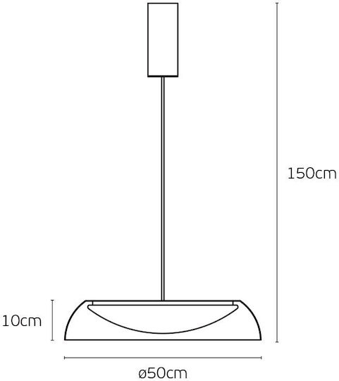 Brown LED Pendant Ceiling Light with Warm White Light