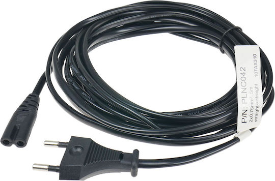 230v Power Cable C7 Straight 5m