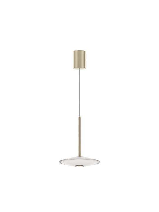 Lumini Suspendate Alb LED Cu Lumină Alb Cald